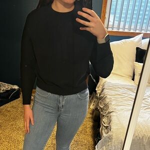 Hanes Black crew neck